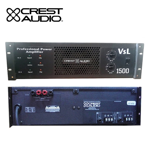 CREST AUDIO VSL-1500 파워앰프 / 750W 출력
