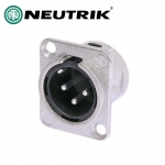NEUTRIK NC3MD / 뉴트릭 샤시형 XLR 캐논(수) 커넥터 / 매립형 커넥터