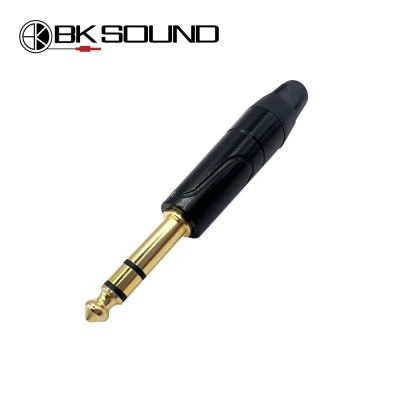 BK SOUND BK3C / 비케이사운드 55 TRS(스테레오) 블랙골드팁 커넥터