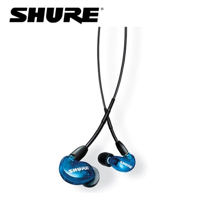 [사은품증정] SHURE SE215SPE-UNI 슈어 사운드 아이솔레이팅 이어폰 반투명블루