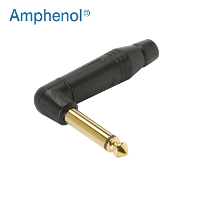 AMPHENOL ACPM-RB-AU / 암페놀 55 TS(모노) ㄱ자 블랙골드팁 커넥터