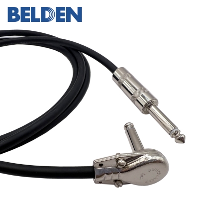 벨덴 9778+스위치크래프트 빈티지 ㄱ자 55 TS(모노) - 55 TS(모노) 악기케이블 / 제작케이블