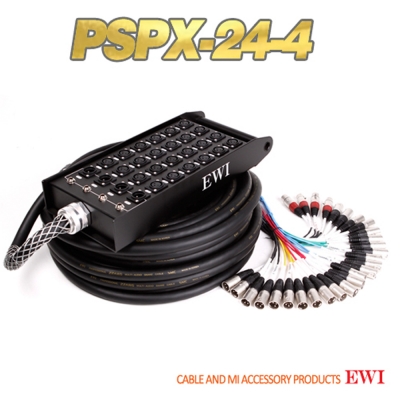 EWI PSPX-24-4 / 30, 45M / 24CH 4RETURN 멀티케이블 완제품 / 스네이크 케이블 XLR 24CH / XLR/PHONE 4 RETURN