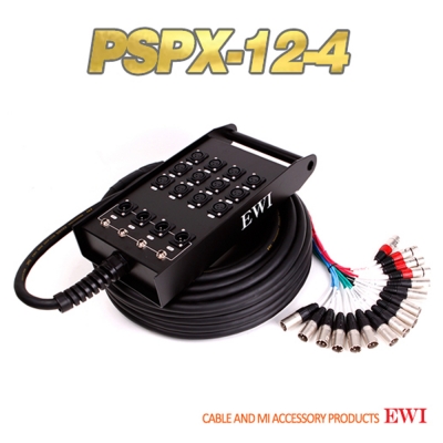 EWI PSPX-12-4 / 10, 15, 30, 45M / 12CH 4RETURN 멀티케이블 완제품 / 스네이크 케이블 XLR 12CH / XLR/PHONE 4 RETURN
