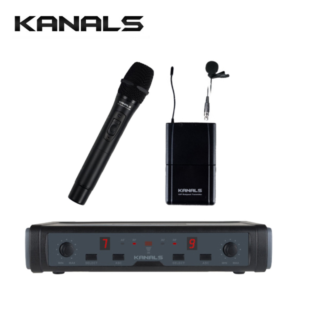 KANALS BK-7200N / 카날스 2채널 무선마이크 / 마이크타입 선택