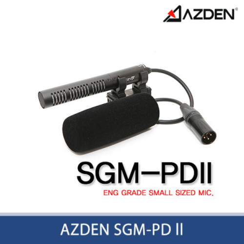 AZDEN 단일지향성 샷건마이크 SGM-PDll 프로슈머카메라/ENG카메라/방송용카메라마이크