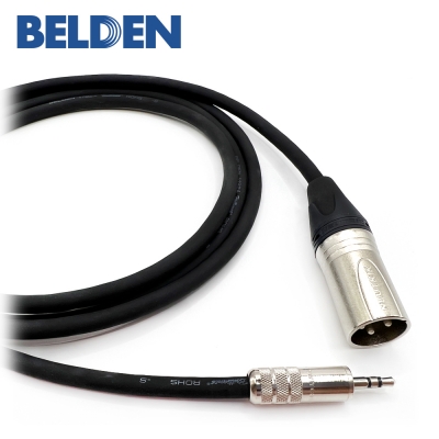 벨덴 1192A+뉴트릭 XLR(수)- 스위치크레프트 3.5mm AUX 케이블