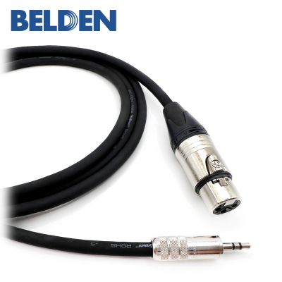 벨덴 1192A+뉴트릭 XLR(암) - 스위치크래프트 3.5mm AUX케이블