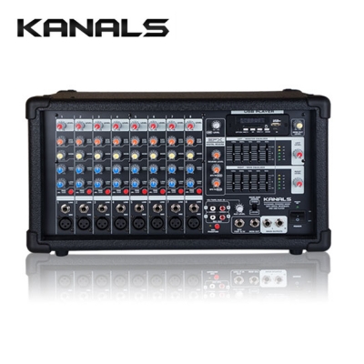 KANALS EMP-500 / 카날스 8채널 500W 파워드믹서 / USB 재생