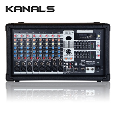 KANALS EMP-1300 / 카날스 10채널 1300W 파워드믹서 / USB재생, 이펙터 내장