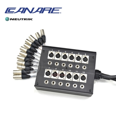 카나레 MR202-12AT+뉴트릭 커넥터 12채널 멀티케이블 / 길이선택