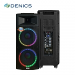 DENIX DY-2000W PLUS / 15인치 2000W 고출력 포터블스피커 / 2채널 마이크 타입 선택
