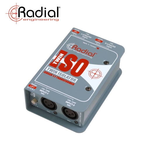 Radial TWIN ISO / 래디알 2채널 패시브 라인 레벨 아이솔레이터