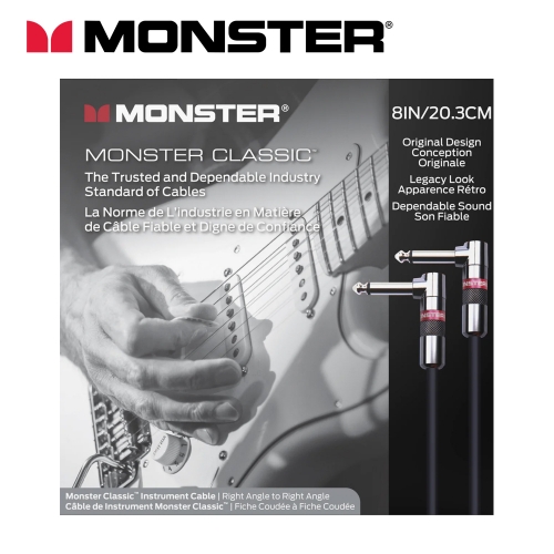 몬스터 Prolink Classic Cable 패치케이블 / 20cm(8in) / 클래식기타 이펙터 패치케이블 / 정식수입품