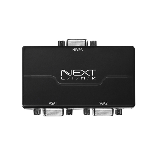 NEXT-5201VSP 1:2 VGA 모니터분배기 RGB모니터분배기 아답타전원공급