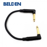 벨덴 9778 암페놀 골드팁 ㄱ자 55TS 패치케이블 이펙터연결케이블
