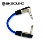 BK2020 국산 기역자 55TRS(스테레오) 이펙터 연결케이블 패치케이블 국산고급BK케이블 색상선택