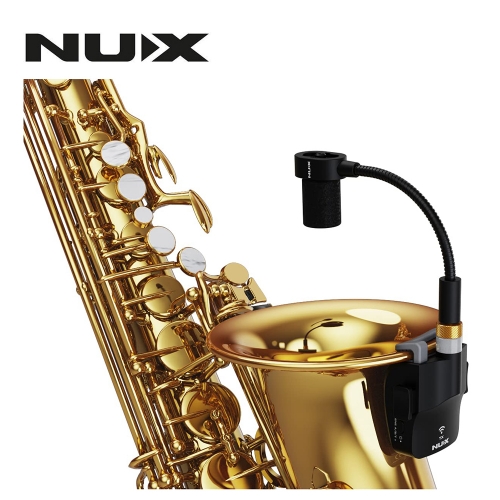 NUX B6 뉴엑스 충전식 무선 색소폰마이크 알토 테너 소프라노 겸용
